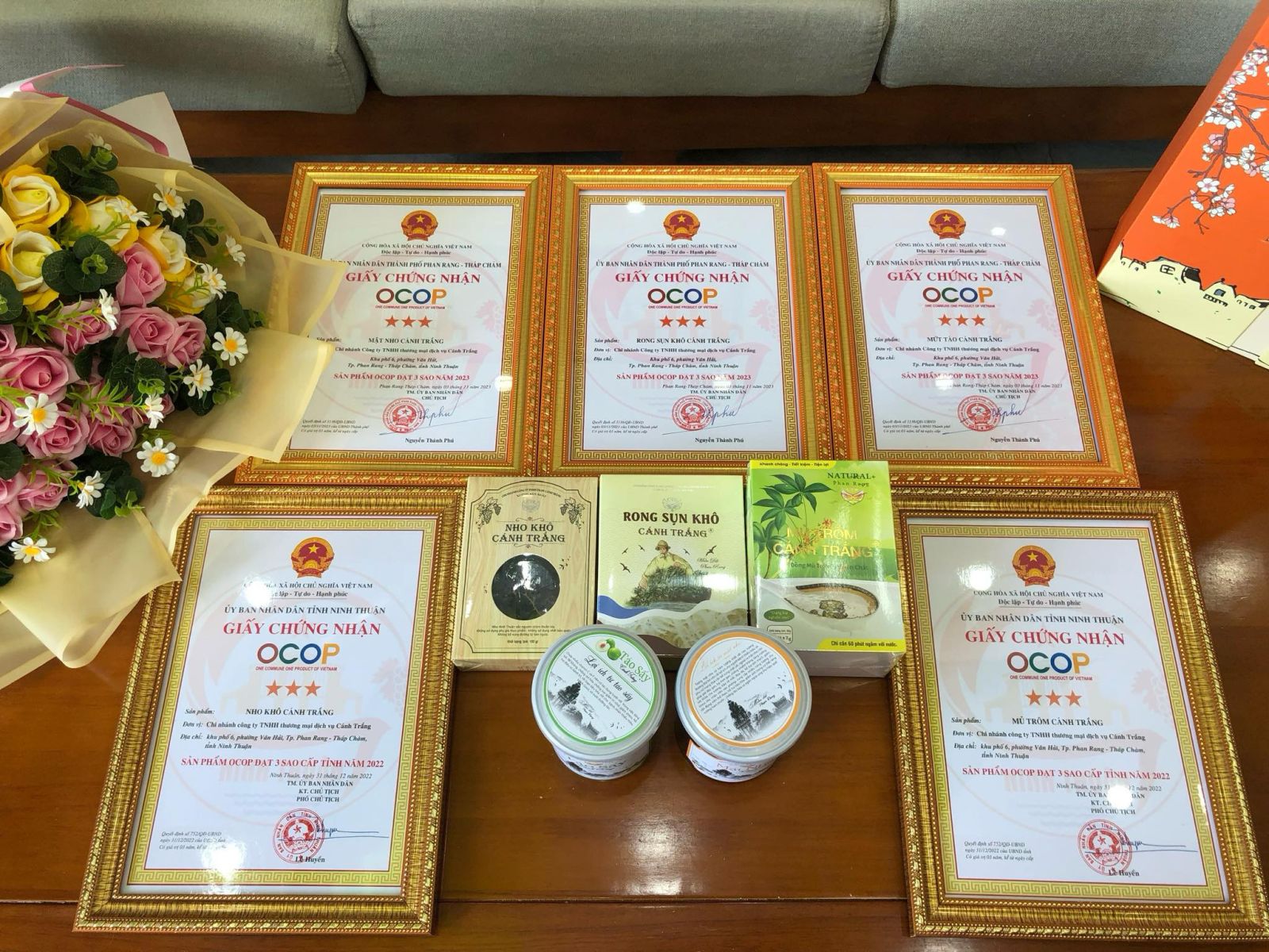CHỨNG NHẬN OCOP CÁNH TRẮNG